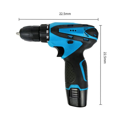 Perceuse sans fil Makita® avec percuteur + 24 accessoires + 2 batteries 48v