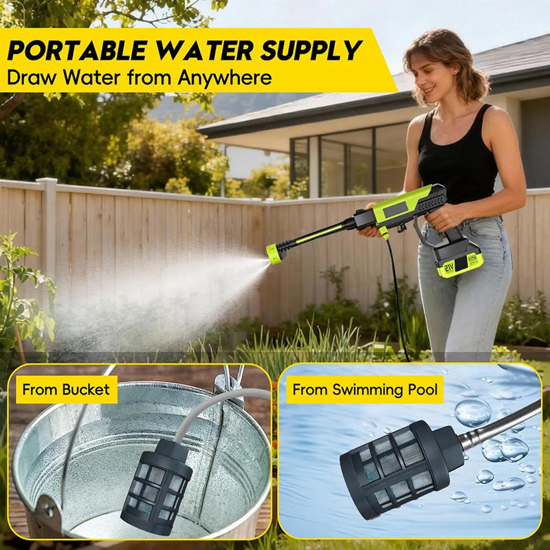 Cordless Pressure Washer And Single Port Charger Base