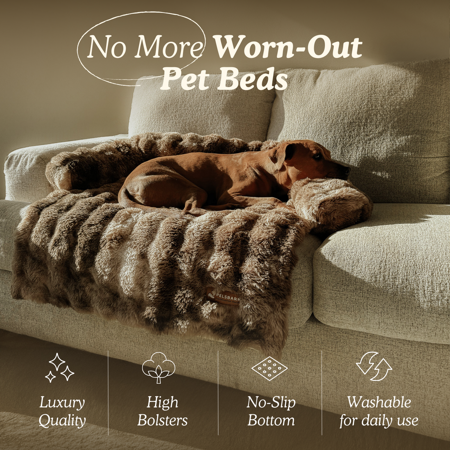 Pelsbarn Luxurious Sofa Bed ( 1+1 ) Golden Age