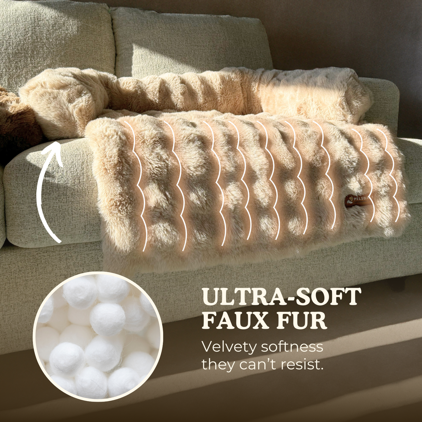Pelsbarn Luxurious Sofa Bed ( 1+1 ) Golden Age