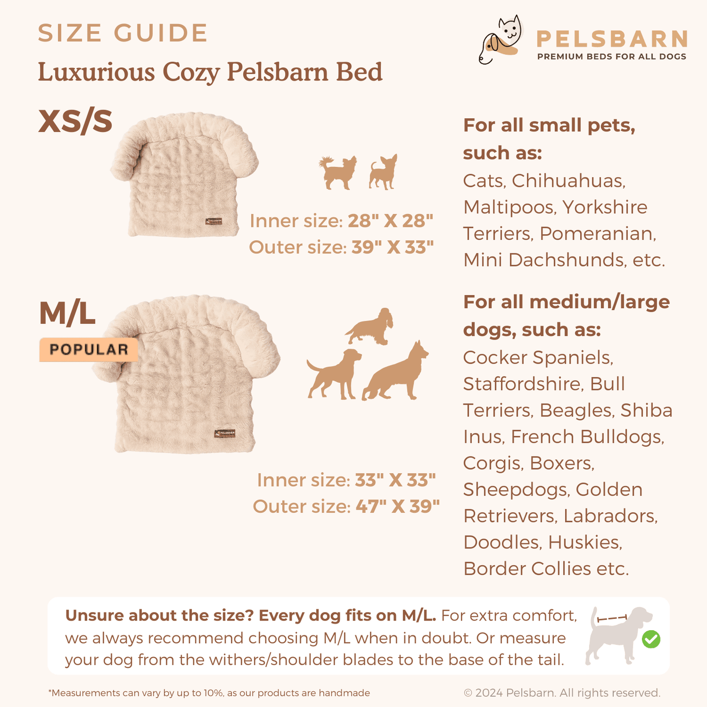 Pelsbarn Luxurious Sofa Bed ( 1+1 ) Golden Age