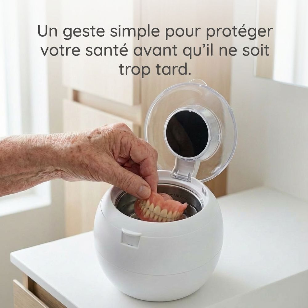 Purident® – Nettoyeur Ultrasons & Stérilisateur UV